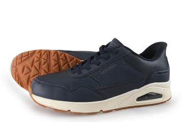 Skechers Instappers in maat 46 Blauw, Kleding | Heren, Overige typen, Zo goed als nieuw, Skechers, Verzenden