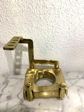 sculptuur, David Marshall Holder - 16 cm - Messing - 1990