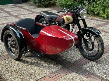 BSA - M21 - Hollandia - Sidecar - 600 cc - 1960
