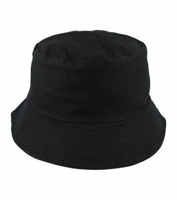 Bucket Hat Hoedje – Basic – One Size – Zwart, Kleding | Dames, Nieuw