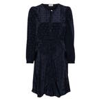 Zadig & Voltaire • donkerblauwe zijden jurk • XS, Kleding | Dames, Zadig & Voltaire, Nieuw, Maat 34 (XS) of kleiner, Verzenden