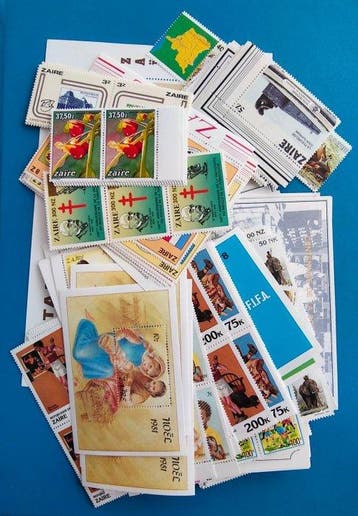 Zaïre 1973/1993 - Postzegels, FB MNH - Cat. +1500€, Gestempeld