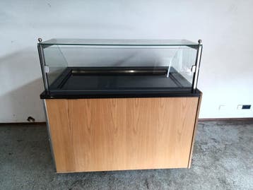 Koeltoonbank met Koelplaat – B144,5 x D100 x H140 cm -, Gebruikt