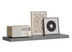 Zwevende Wandplank MDF Grijs – Verborgen Beugel 15kg, Huis en Inrichting, Kasten | Wandmeubels, Verzenden, Nieuw