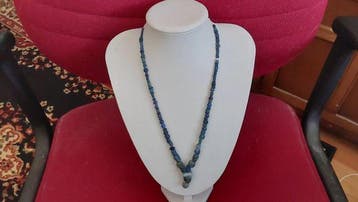 Oud-Romeins, Keizerrijk Glas Romeinse glazen kralen ketting,