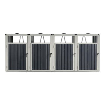 [pro.tec] Containerombouw Tarbek antraciet 121x292x82 cm, Verzenden, Nieuw