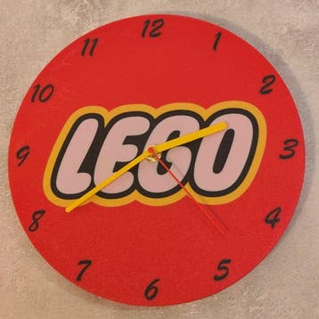 LEGO Custom Item - LEGO Wall clock, Nieuw