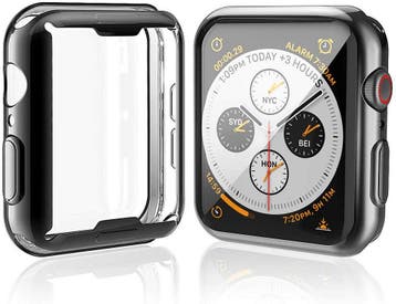 DrPhone Apple Watch 5/4 40MM TPU Siliconen Case – 360 Graden, Sieraden, Tassen en Uiterlijk, Smartwatches, Verzenden, Nieuw