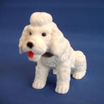 Hoedenplank hondje poedel, Verzamelen, Dierenverzamelingen, Verzenden, Nieuw