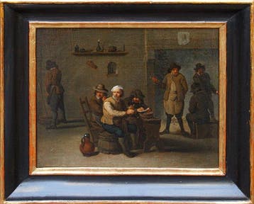 David Teniers (1610-1690), Navolger van - Locanda con