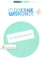 Moderne Wiskunde VWO 3A Uitwerkingen, Boeken, Verzenden, Nieuw