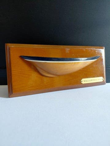 Halfmodel - Demi coque décorative en bois, William FIFE 1898, Nieuw