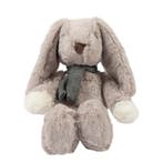 Knuffel Grijs konijn Peter middel 25cm, Verzenden, Nieuw