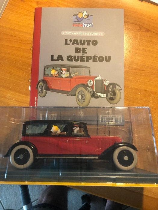 Moulinsart - Tintin - Voiture 1/24 eme Lauto de la guépéou, Boeken, Strips | Comics