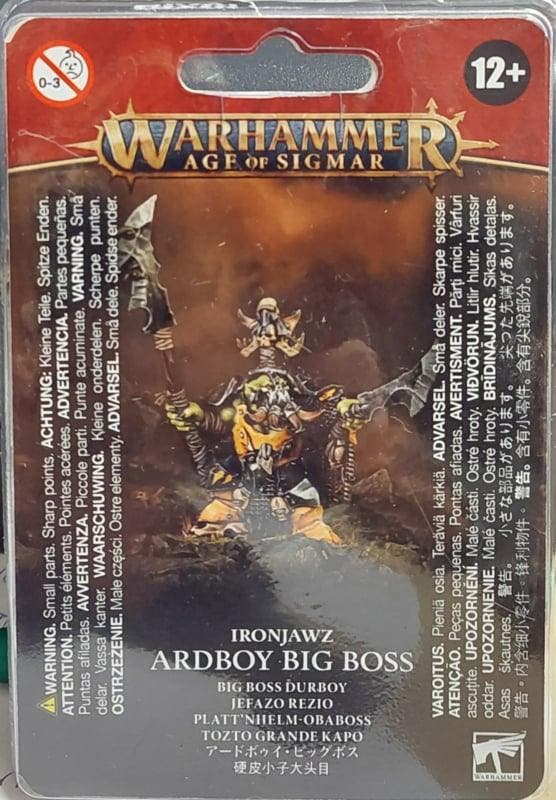 Ironjawz Ardboy Big Boss (Warhammer Age of Sigmar nieuw), Hobby en Vrije tijd, Wargaming, Nieuw, Ophalen of Verzenden