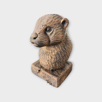 Bust of a Otter statue - home decor animal lover gift him he, Verzenden, Nieuw