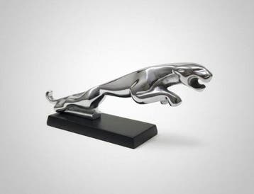 Motorkap ornament - Jaguar - Polierte Alu-Jaguar Figur als