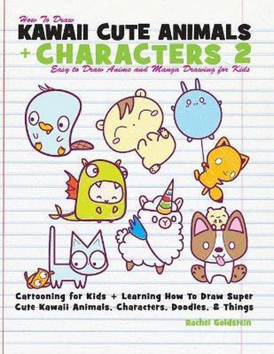 How to Draw Kawaii Cute Animals + Characters 2 9781546577386, Boeken, Taal | Engels, Zo goed als nieuw, Verzenden