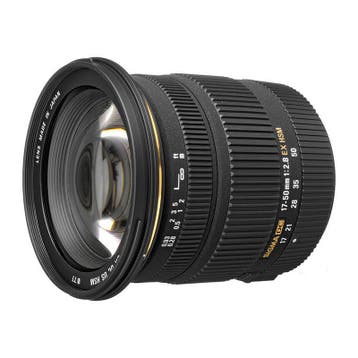 Sigma 17-50mm f/2.8 EX DC OS HSM Canon EF-S-mount objectief, Verzenden, Gebruikt