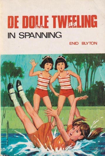 De Dolle Tweeling in spanning - Blyton, Verzenden, Gelezen