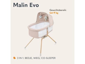 Lionelo Malin Evo - 3in1 Wieg Campingbed Babybed -, Verzenden, Nieuw