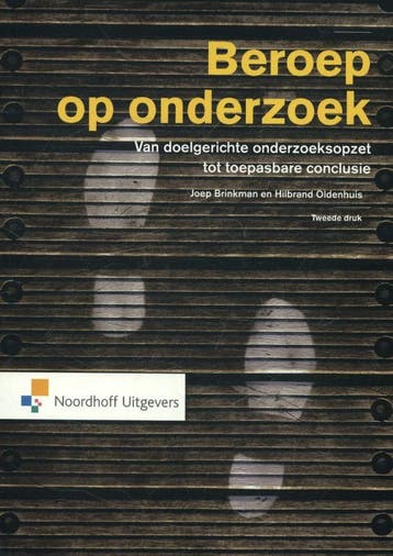 Beroep op onderzoek / Leerboek - Hilbrand Oldenhuis, Boeken, Verzenden, Zo goed als nieuw, Hilbrand Oldenhuis