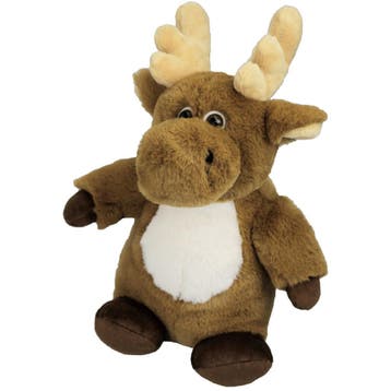 Inware pluche eland rendier knuffel - bruin - staand - 24, Kinderen en Baby's, Speelgoed | Knuffels en Pluche, Verzenden, Nieuw