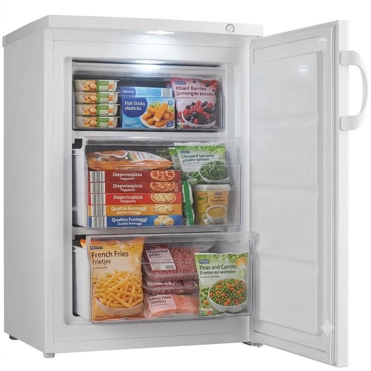 ETNA VV956WIT Tafelmodel Vriezer - 85 Liter - 56 cm, Witgoed en Apparatuur, Vriezers en Diepvrieskisten, Verzenden