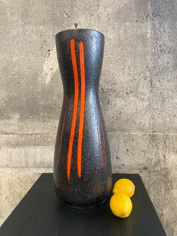 Vaas - Keramiek - grote vloervaas van 49 cm, Antiek en Kunst, Antiek | Glas en Kristal