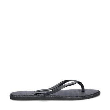 Havaianas Slim Point Glitter slippers voor dames, Kleding | Dames, Slippers, Verzenden, Zwart, Nieuw