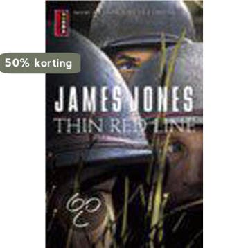 The thin red line / Poema klassieker - J. Jones, Verzenden, Gelezen, J. Jones