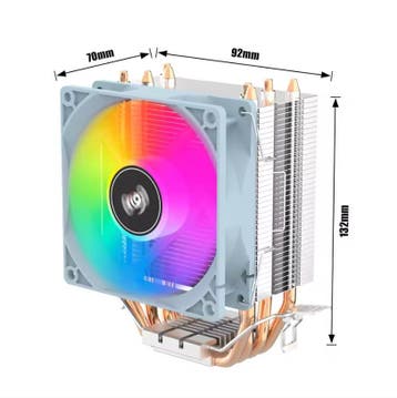 CPU Koeler 4 Heatpipes Stil voor Intel en AMD PC, Computers en Software, Computerkoelers, Verzenden, Nieuw