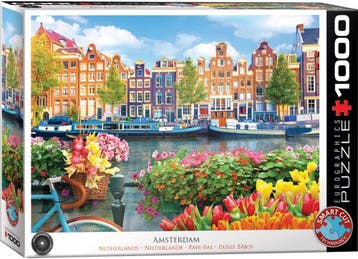 Amsterdam Puzzel (1000 stukjes) | Eurographics - Puzzels, Verzenden, Nieuw