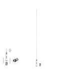 Scout RVS VHF Antenne Quick 3 lengte 1,1 meter QuickFit, Verzamelen, Scouting, Ophalen of Verzenden, Nieuw