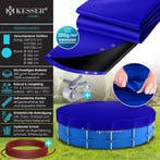 Zwembad Afdekzeil - Rond - Solarzeil - 460 cm - Blauw - KESS, Verzenden, Zo goed als nieuw