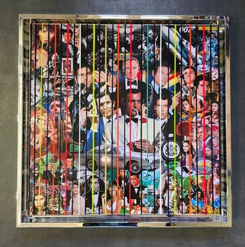 Elmago - O07 James Bond cinéma icons 4 codebarre (large)