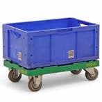 Gebruikte Euronorm stapelbakken materiaal bijzetwagen, Ophalen of Verzenden