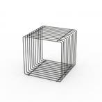 Staaldraad podium zwart vierkant 40 cm, Nieuw in verpakking