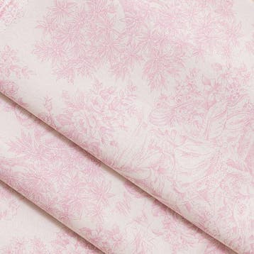 BA067 - Roze Toile de Jouy-stof – 2,8 x 2,5 m - Meubelstof -
