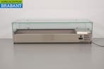 RVS Opzetvitrine Opzet koelvitrine saladière 7 x 1/3 GN 160, Zakelijke goederen, Horeca | Keukenapparatuur, Ophalen of Verzenden