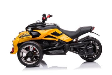 Kinderauto, Can-Am look 24V TRIKE STREETFIGHTER, Geel, NEW, Ophalen of Verzenden, Nieuw