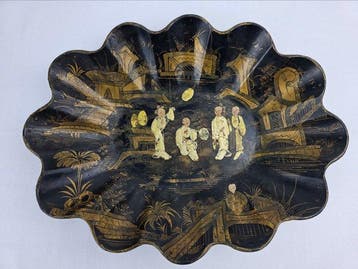 Decoratief dienblad - Frankrijk - lobato een chinoiserie uit