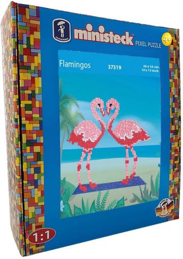 Feuchtmann - 37319 - ministeck Flamingos (Knutselpakketten), Verzenden, Nieuw, Knutselen