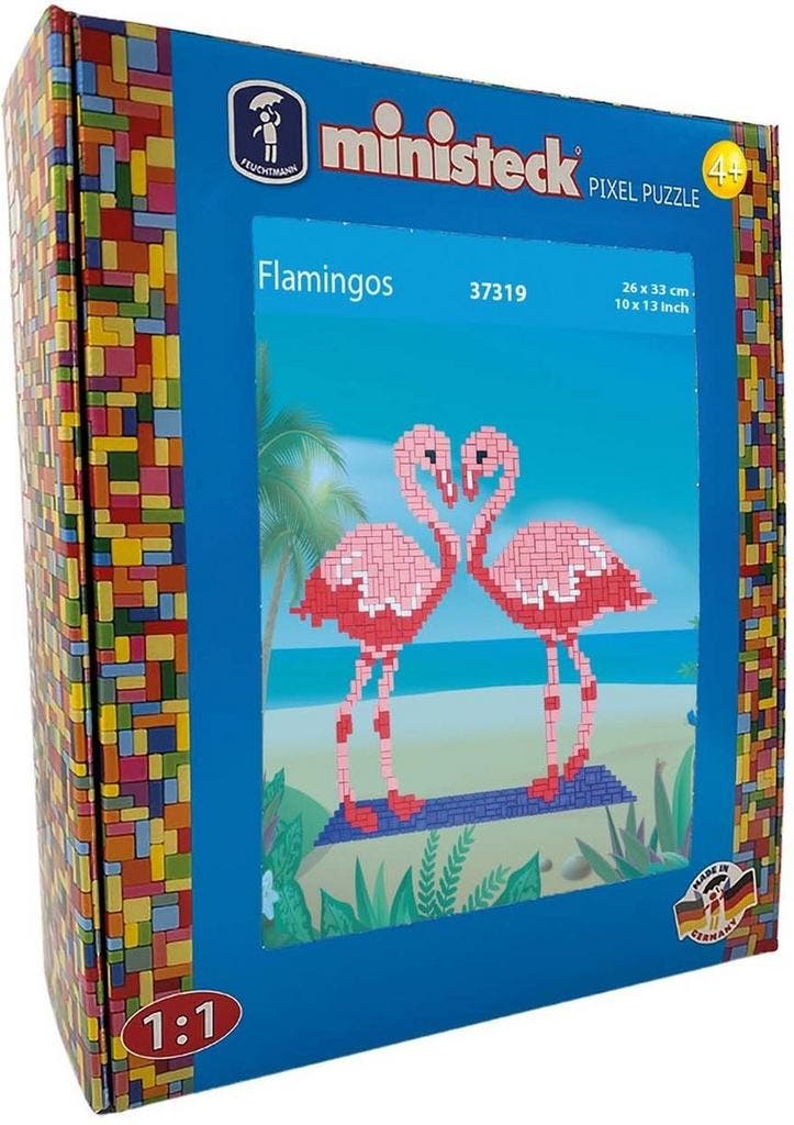 Feuchtmann - 37319 - ministeck Flamingos (Knutselpakketten), Kinderen en Baby's, Speelgoed | Educatief en Creatief, Knutselen