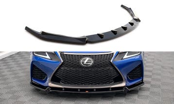 Voorspoiler V.1 Lexus GS F Mk4 FL Maxton Glans Zwart, Auto-onderdelen, Ophalen of Verzenden, Nieuw
