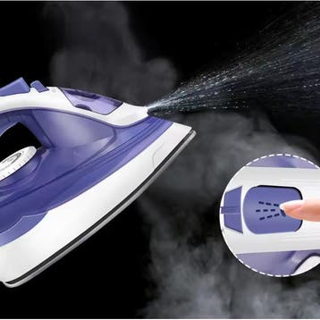 Stoomstrijkijzer 2400W met Antiaanbak Zoolplaat 350ml, Verzenden, Nieuw