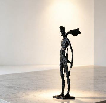 sculptuur, Modern abstract human figure sculpture - 31 cm -
