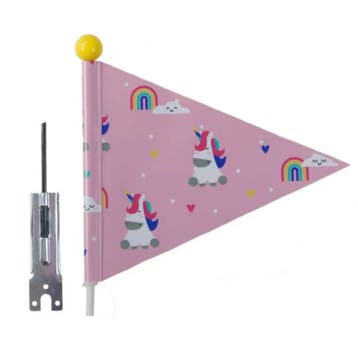 Pexkids Fietsvlag voor kinderen - Unicorn design - Deelba..., Ophalen of Verzenden, Nieuw