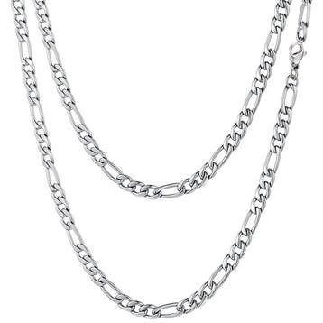 Fako Bijoux - Schakelketting Figaro - Stainless Steel -, Sieraden, Tassen en Uiterlijk, Kettingen, Verzenden, Nieuw