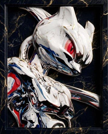 Makayhos - [Canvas] Psychic Mewtwo - Chromatic Genome, Nieuw